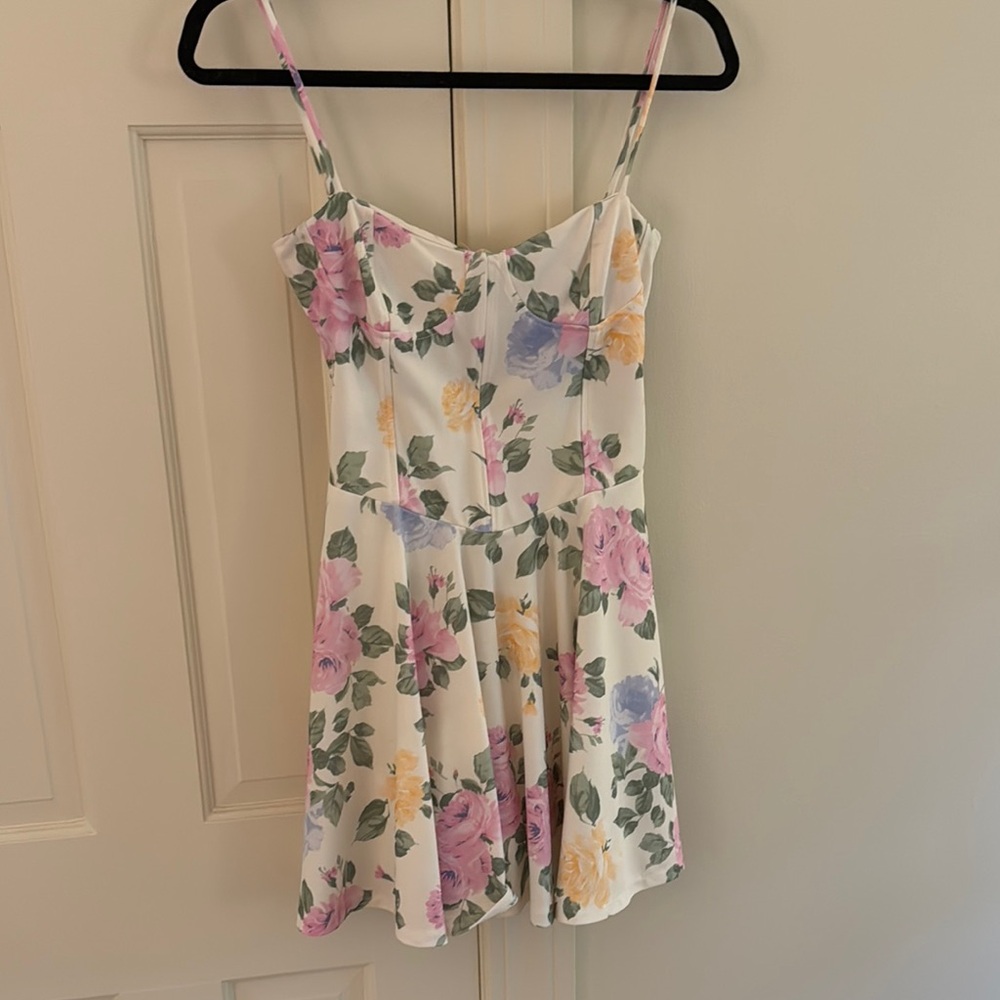 Floral mini dress